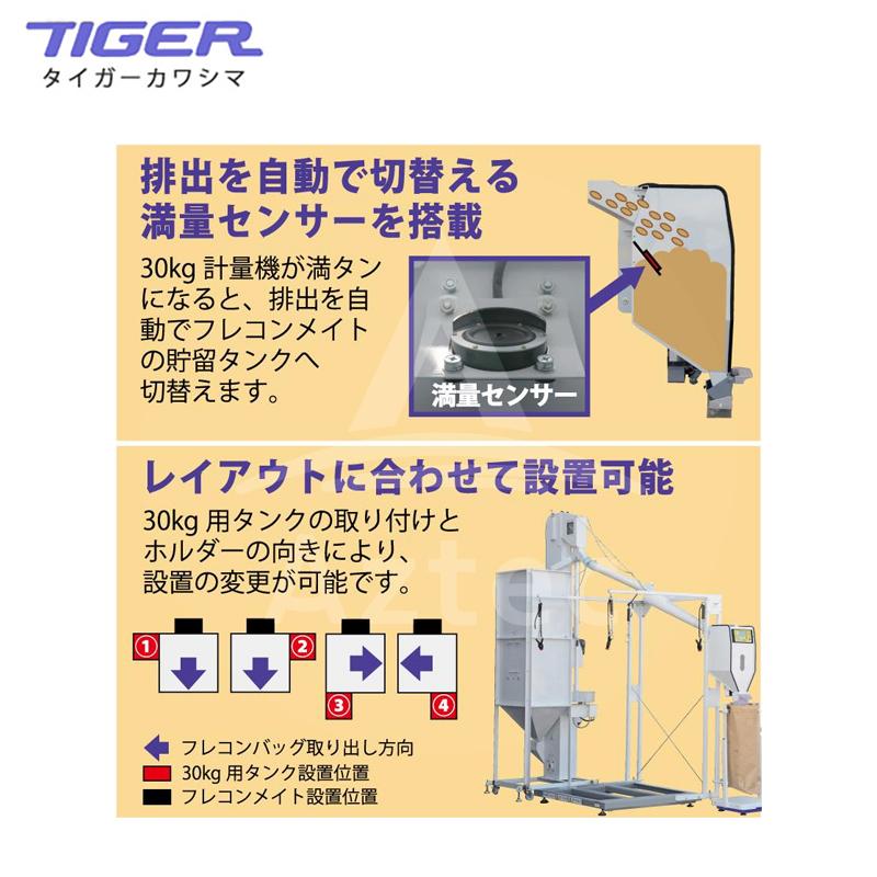 都度納期連絡＞タイガーカワシマ <FF3-100スタンド付>30kg計量機 FST