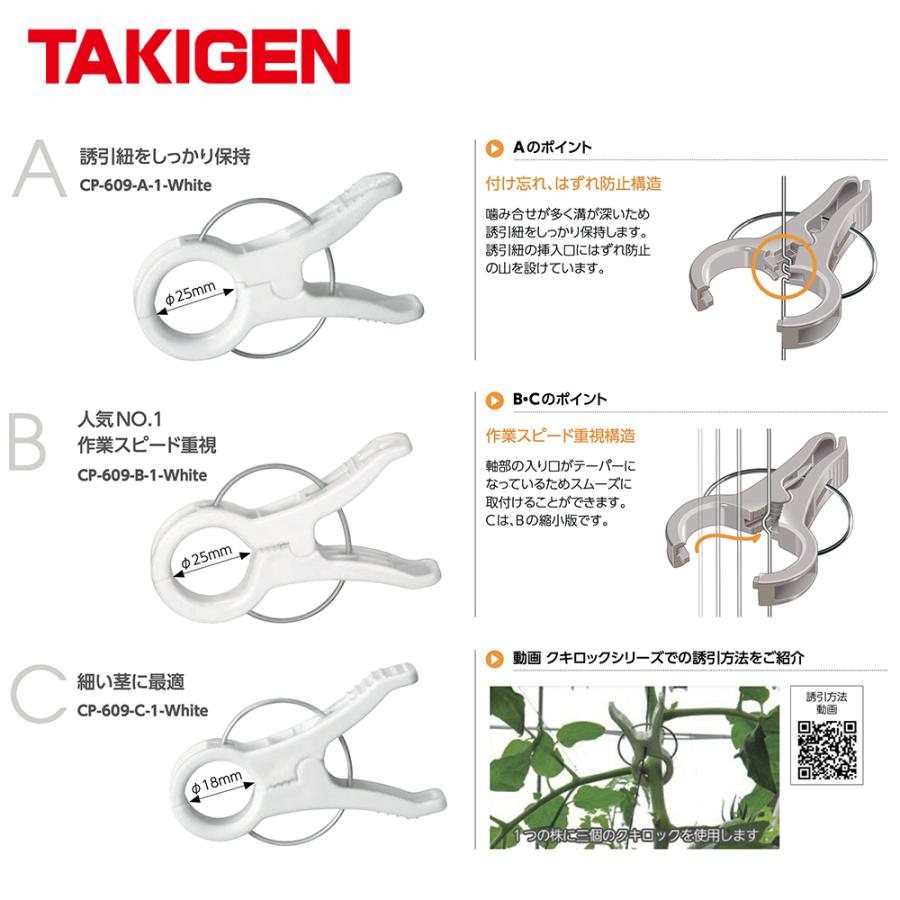 TAKIGEN <100個セット>タキゲン クキロック 細ひも用 内径φ25 CP-609-B