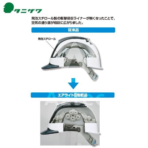 タニザワ｜＜20個セット＞エアライト　保護帽　ヘルメット　161-JZV　V-2（EPA）