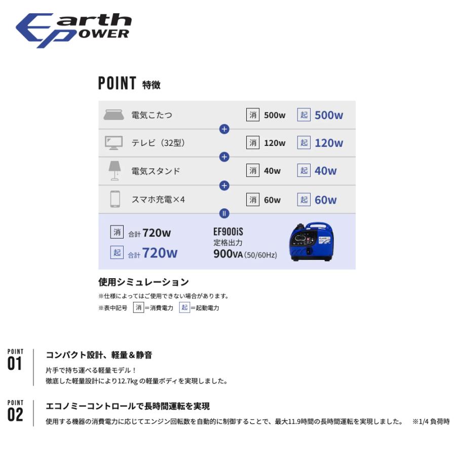 YAMAHA  新品　EF900is  65000円　石狩市発　　オイル付き　インバータ　　定価134000円 Amazon.co.jp: ヤマハ YAMAHA EF900iS インバーター発電機 正弦波 発電