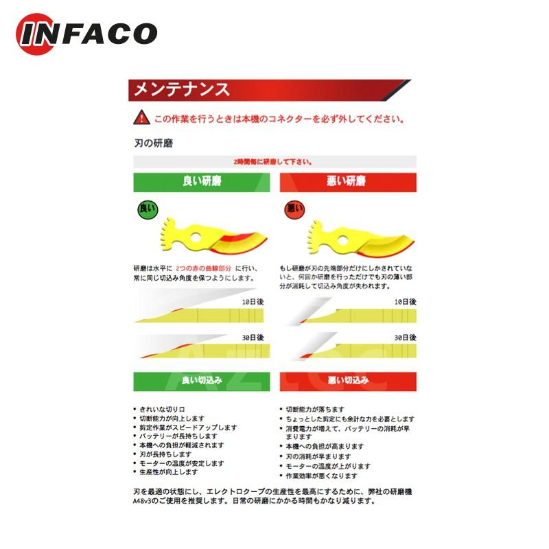 【最安値挑戦中】 ＜数量限定＞infaco｜インファコ 電動剪定バサミ F3015 エレクトロクープ 【PET2337480931】(81714円)
