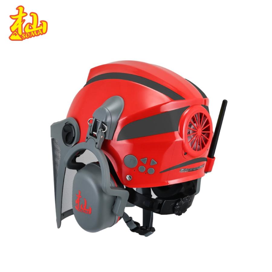 WAKO 和光商事 杣SOMA シリーズ 安全ヘルメット レッド/ブルー