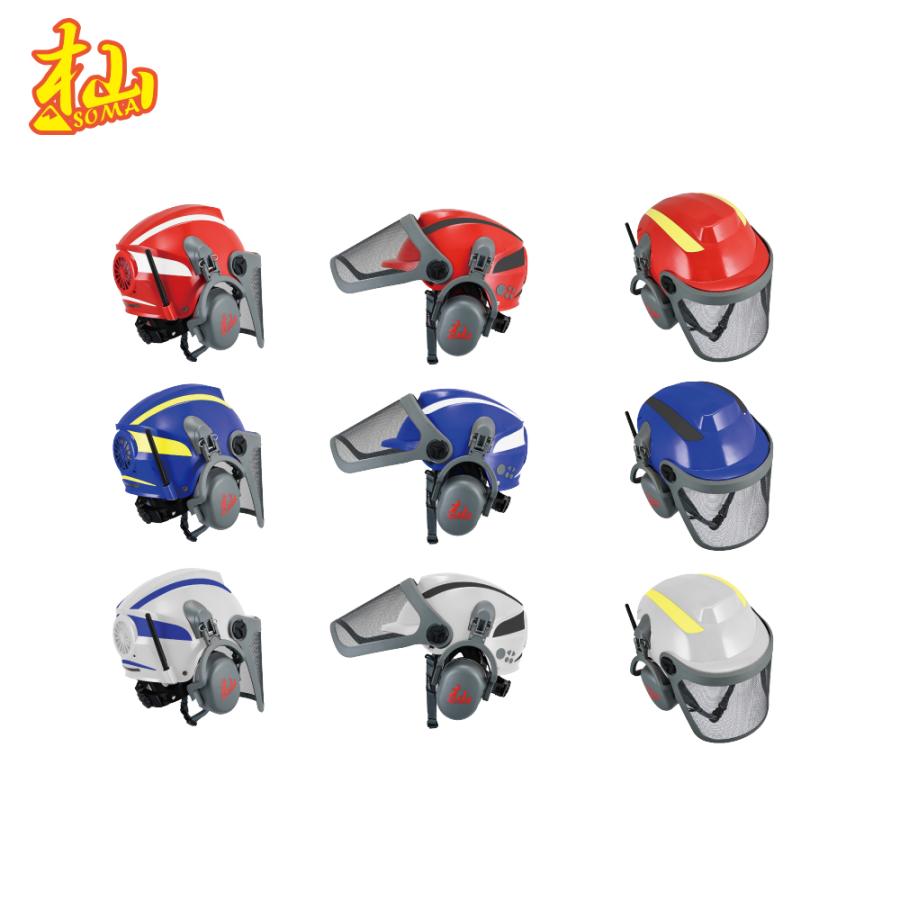 智辯和歌山ヘルメット 1830-JZ V-2 W-1 エアライト搭載ヘルメット(透明ひさし・高通気