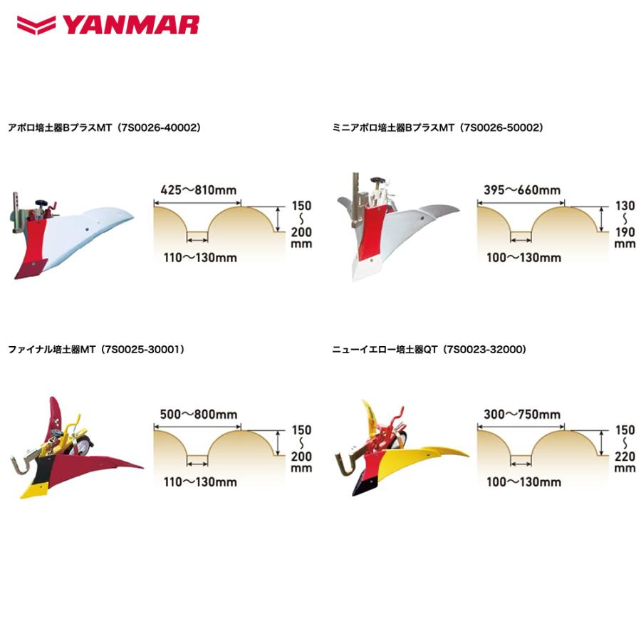 ヤンマー ヤンマー|YANMAR<うね立てアタッチメント>耕運機 ヤンマー ヤンマー|YANMAR<うね立てアタッチメント>耕運機