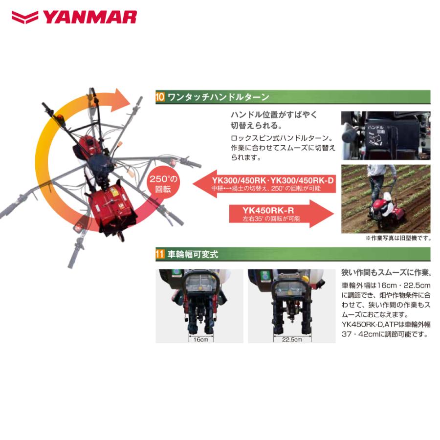 ヤンマー（YANMAR） ミニ耕運機 耕うん機 管理機 3.0馬力 標準仕様