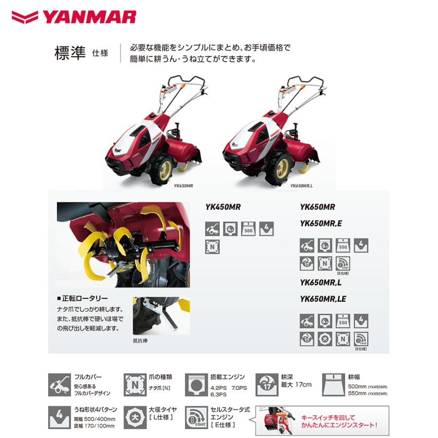 ヤンマー（YANMAR） 耕運機 耕うん機 管理機 ロータリータイプ 60坪