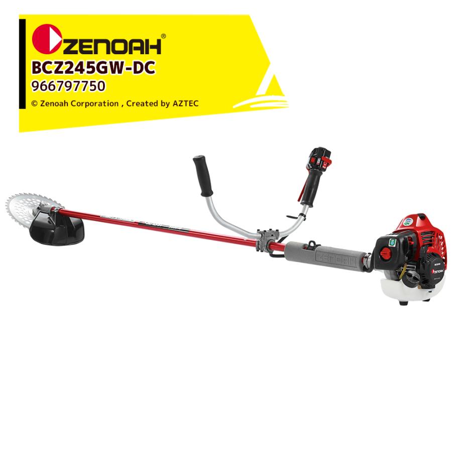 zenoah BCZ245 ロング　ゼノア　刈払機　草刈機　刈り払い機使用僅か ゼノア刈払機BCZ245GW-L-DC/＋20cmロングパイプ仕様/デュアル