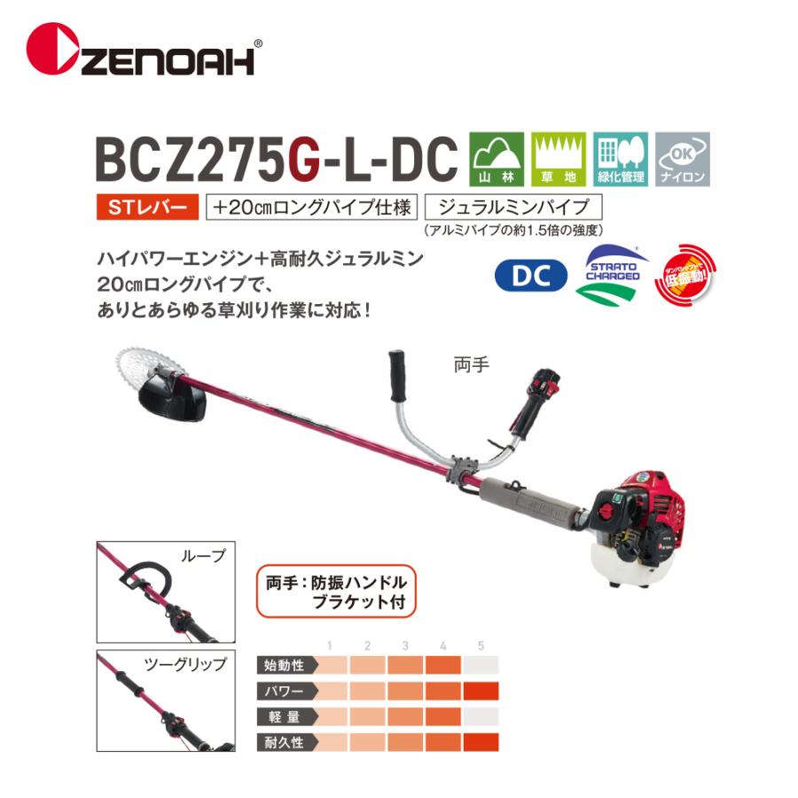 ZENOAH ゼノア エンジン刈払機 BC2520EZチャンバー仕様 ゼノア 刈払機