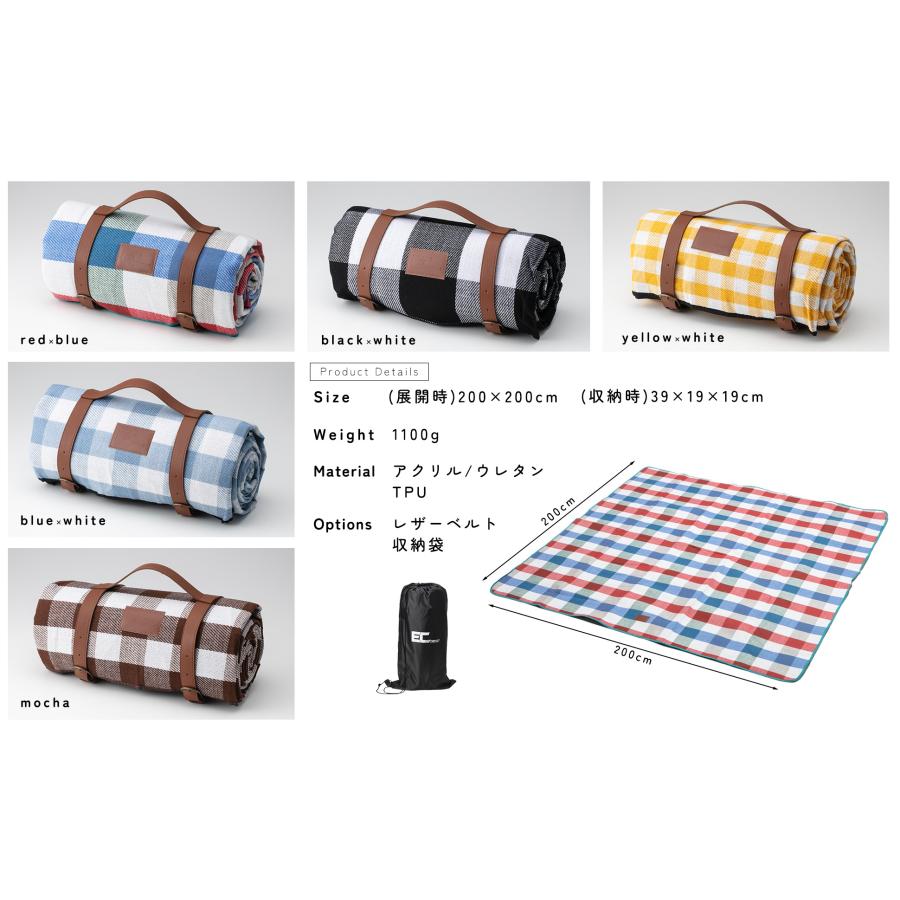 限定特価 レジャーシート 厚手 大判200x200cm 3〜8人用 防水