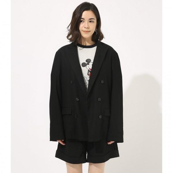 AZUL BY MOUSSY 【セットアップ対応】リネンルーズジャケット