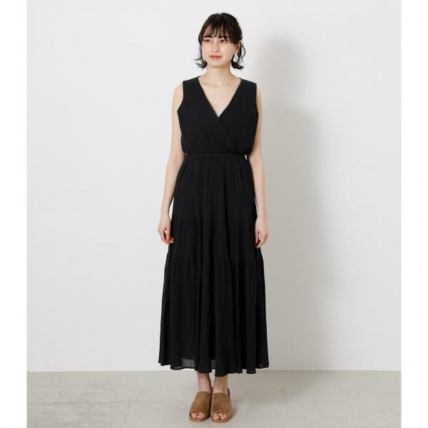 Crepe Tiered Onepiece クレープティアードワンピース レディース ワンピース ノースリーブ Markdown 250dsh33 173d Azul By Moussy 通販 Yahoo ショッピング