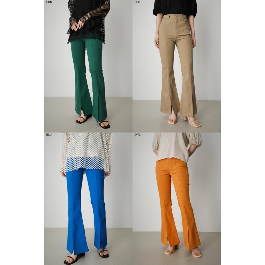 AZUL BY MOUSSY CENTER SLIT COLOR FLARE PT/センタースリット AZUL BY MOUSSY CENTER SLIT COLOR FLARE PT/センタースリット