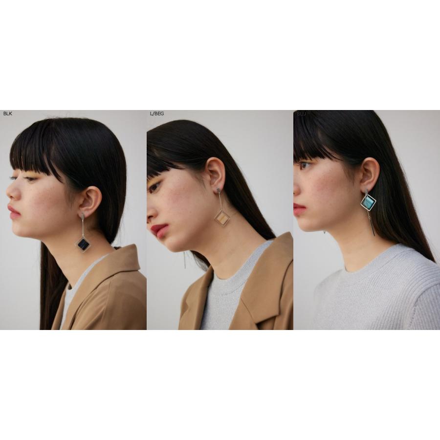 アクリル×メタルアシンメトリーピアス/レディース/アクセサリー ピアス｜azulbymoussy｜02