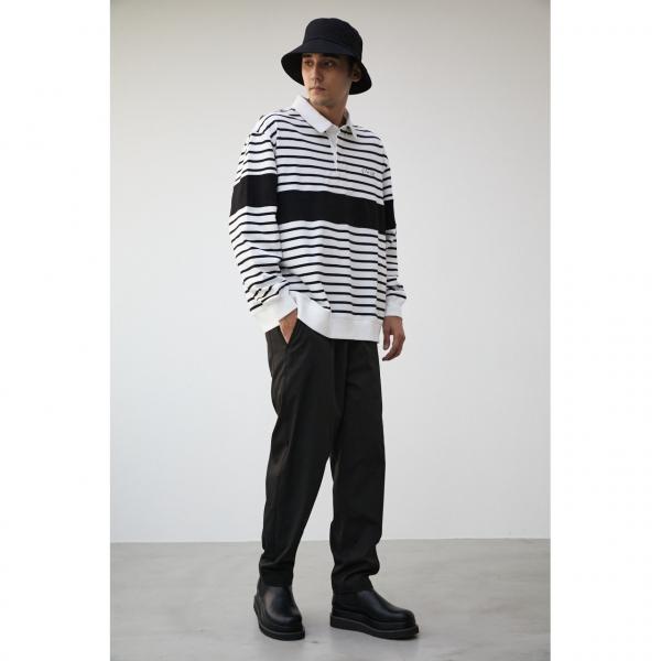 BIG BORDER RUGGER SHIRT/ビッグボーダーラガーシャツ/メンズ/トップス カットソー  長袖【SALE】｜azulbymoussy｜05