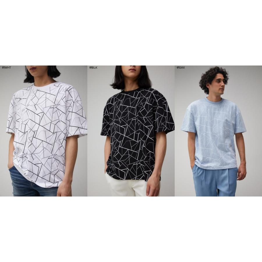 GEOMETRIC PATTERN TEE/ジオメトリックパターンTシャツ /メンズ