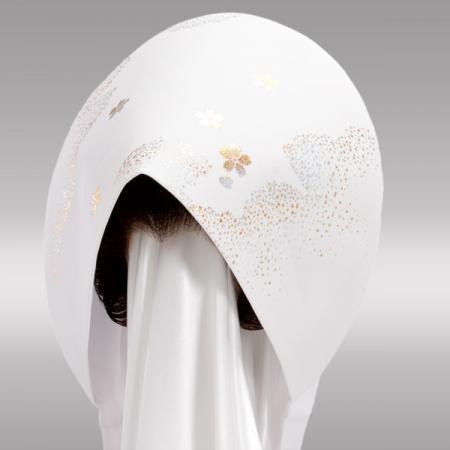 公式の 結婚式 花嫁用 綿帽子 ちりめん 桜ちらし かつら用 抜群のシルエット 全国送料無料 格安 Www Thedailyspud Com