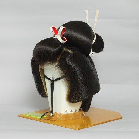日本髪かつら 文金高島田 (中古・超美麗品) 髪色:#2 自然色 日本髪かつら 文金高島田 (中古・超美麗品) 髪色:#2 自然色