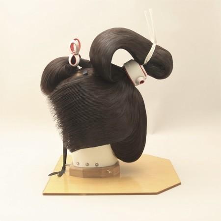 サイズが選べる2台セット!文金高島田 日本髪かつら (お手軽 サイズが選べる2台セット!文金高島田 日本髪かつら (お手軽
