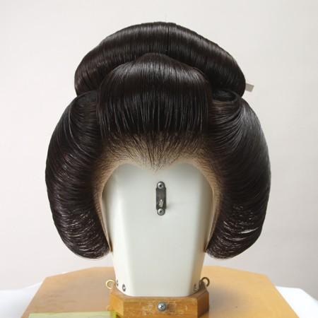 つぶし島田 日本髪かつら(中古品) 【受注生産品演劇 芸者 舞台 つぶし島田 日本髪かつら(中古品) 【受注生産品演劇 芸者 舞台