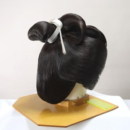 つぶし島田 日本髪かつら(中古品) 【受注生産品演劇 芸者 舞台 つぶし島田 日本髪かつら(中古品) 【受注生産品演劇 芸者 舞台