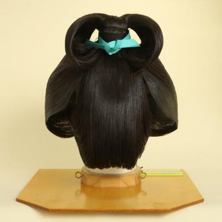 日本髪かつら 銀杏返し (中古品) 【受注生産品】 演劇 芸者 日本髪かつら 銀杏返し (中古品) 【受注生産品】 演劇 芸者