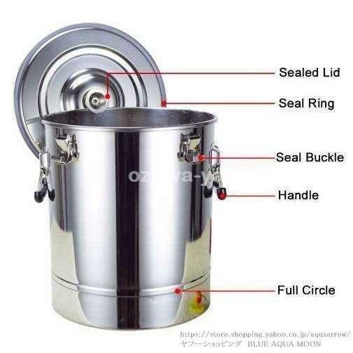 初回限定 ステンレス発酵タンク 業務用 家庭用 ステンレス製 ミルク ワイン ビール醸造 25l Zawa 3770pxqsu あずまストアyahoo