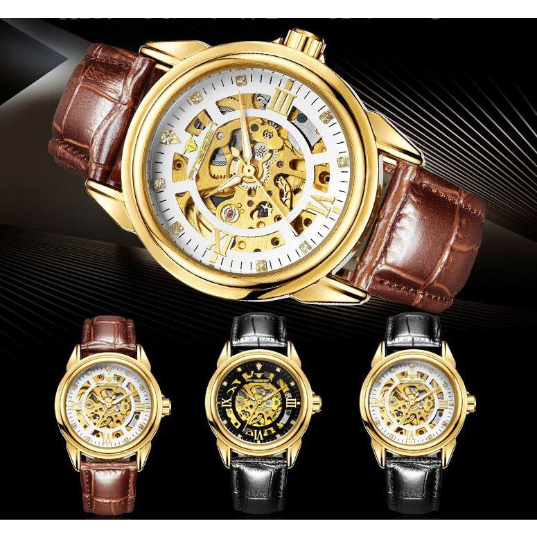 腕時計 メンズ 40代 代 30代 おしゃれ 安い Ouyawei 機械式 自動巻 クラシック スケルトン ゴールド Zawa 7125mwxdj あずまストアyahoo 店 通販 Yahoo ショッピング