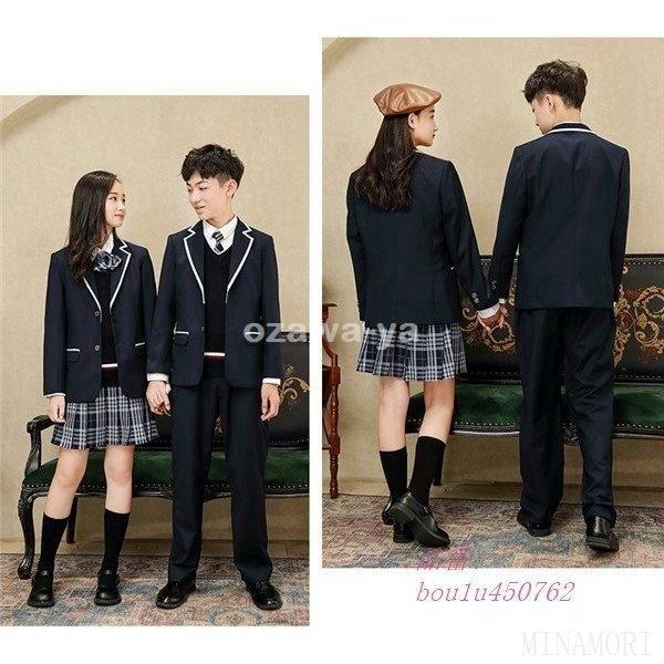 独創的 キッズ スーツ 男の子 女の子 子供服 セット 小学生 ネイビー 卒業式 卒園式 フォーマル 入園式 制服 韓国風 子供スーツ 中学生七五三 期間限定 30 Off