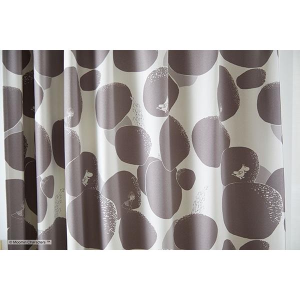 スミノエ ムーミン カーテン 100×178 ロックパターン 2枚セット 既成