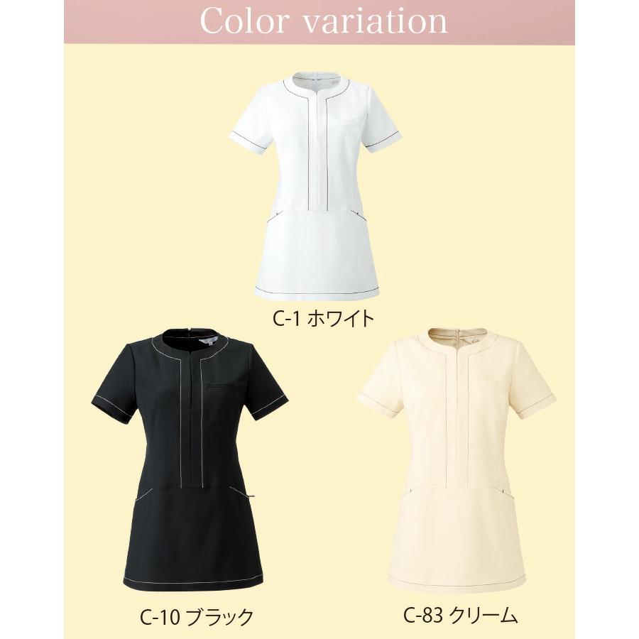 キャララ Calala ストレッチ 透け防止 吸汗 制電 カラーステッチ入り