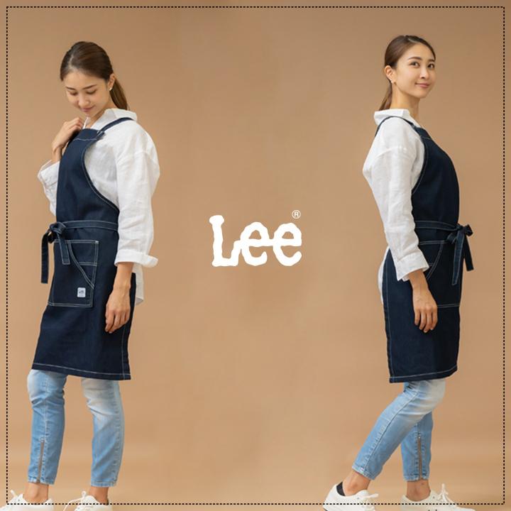 Lee（リー） 【即日発送】Lee デニム ヒッコリー 胸当てエプロン