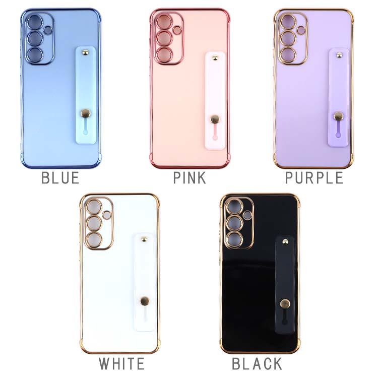 Galaxy A36 5G ケース バンド 付き ソフト ギャラクシーa36 SC-54F