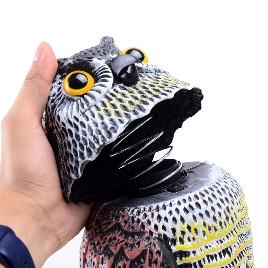 首振りフクロウ 本物そっくり 防鳥防獣対策 撃退ハト スズメ カラス ムクドリ ヒヨドリなど 鳩よけ 鳥よけ 鳩対策 鳥対策 撃退 Azumaya 通販 Yahoo ショッピング