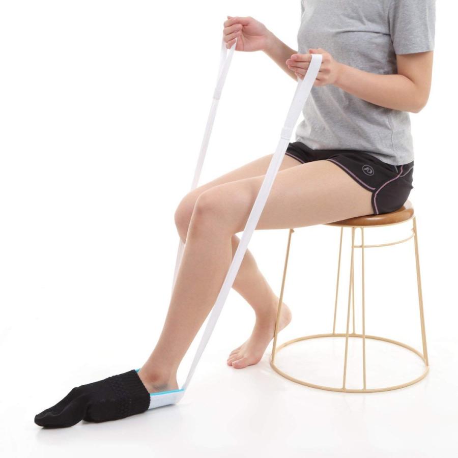 ソックスエイド 靴下履きをサポート 椅子に座ったままでも靴下が履ける 靴下補助具 介護 リハビリ