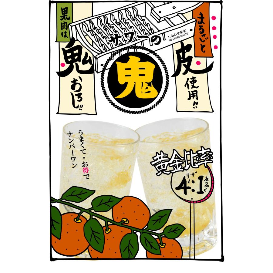 しあわせ果実 鬼おろし サワーの素 みかん 720ml / 北のさくら