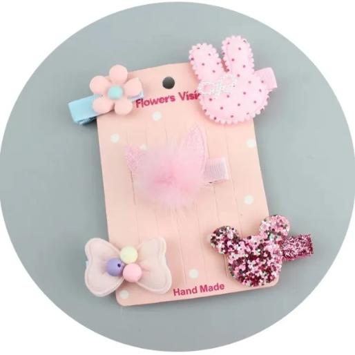 ヘアークリップ ベビー ヘアーアクセサリー 1000円 プチギフト お誕生