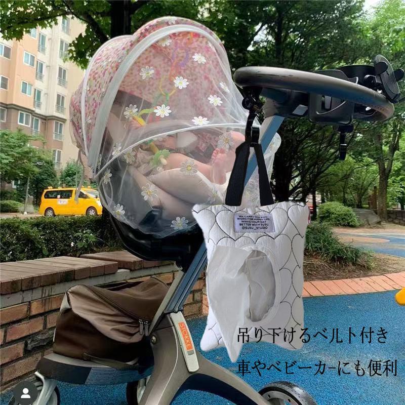 ティッシュバッグ ティシューケース 可愛い おしゃれ 車内 学校 吊り