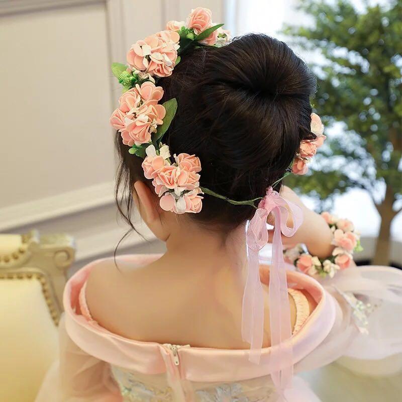 ヘッドドレス ハンドリング 花冠 花かんむり ウェディング 花輪 森ガール ティアラ ヘアバンド カチューシャ パーティ プリンセス 高級造花 結婚式 髪飾り 挙式 Yfskmnkakann3 アズナ 通販 Yahoo ショッピング