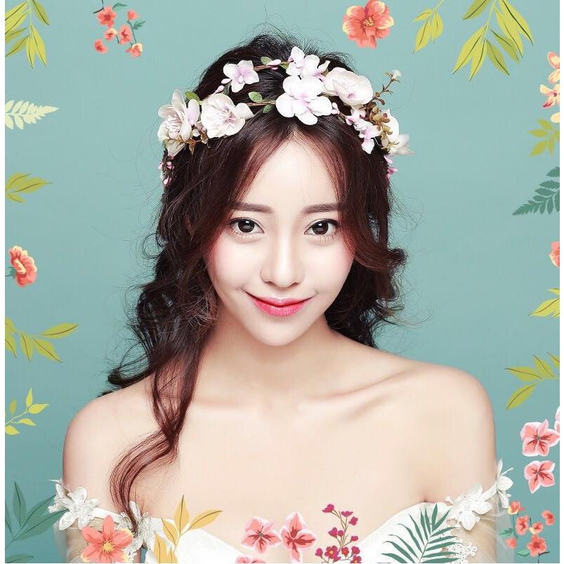 花かんむり ウエディング花冠 ヘッドドレス 髪飾り 花嫁 ウエディング 花輪 ブライダル 森ガール ティアラ 高級造花 結婚式 手作り 造花 海外旅行 Yfskmnkakann4 アズナ 通販 Yahoo ショッピング