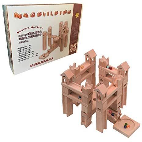 人気ブランド Mag Building 積み木 ビ 玉転がし ピタゴラスイッチ 転がし おもちゃ ブロック 知育玩具 木製 立体パズル ブナ材 90pcs 初回限定 Studiostodulky Cz