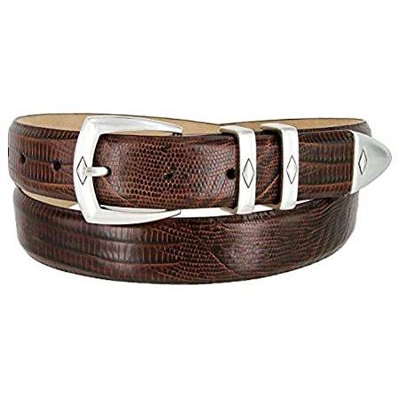 Belts Com キャニオンメンズイタリアンレザーデザイナードレスベルト 54 メンズ キャニオンメンズイタリアンレザーデザイナードレスベルト メンズファッション 54 リザードブラウン 並行輸入品 One Azure B00txznkx2 ショップ