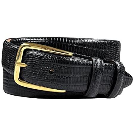 ファッション フローラル Belts Com レディーズ 女性のためのアンドレア本物のイタリアのカーフレザードレスベルト 34 リザードブラック 並行輸入品 Vpbxuyo4eg Boulevardrestaurants Com