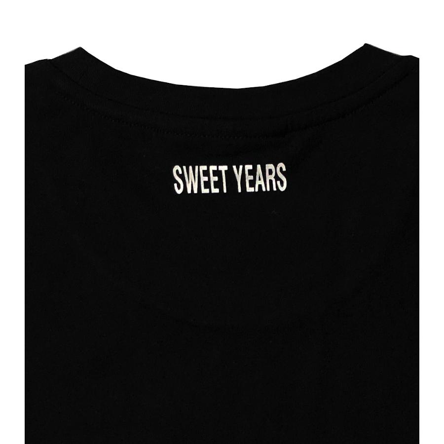 SWEET YEARS スウィートイヤーズ Tシャツ ストレッチ11065SYB 黒｜azurshop｜04