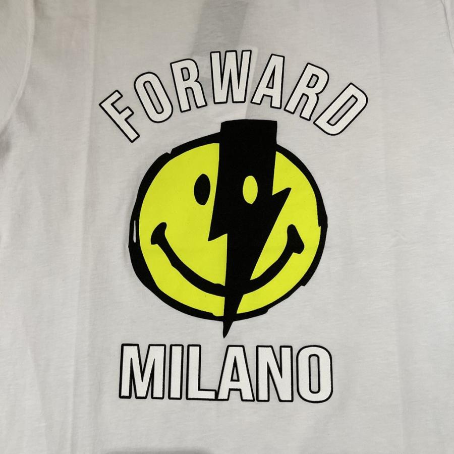 フォワードミラノ Forward MILANO クルーネック 半袖 Ｔスマイル セットアップ 上下セット2215601-00白｜azurshop｜03