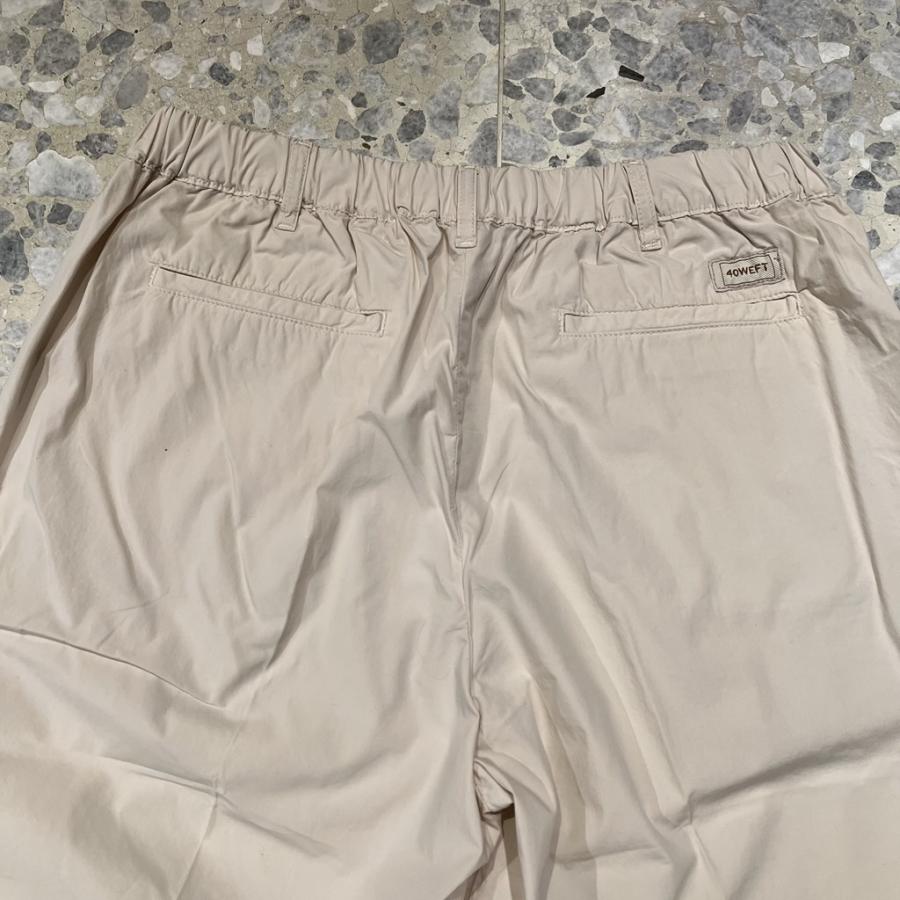 40WEFT フォーティーウェフト 綿 パンツ 新作4W10058-2139 : AZUR