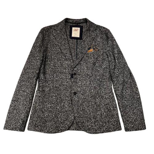 BOB ボブ ツィード ジャケット 新作74751125-1005グレー : AZUR