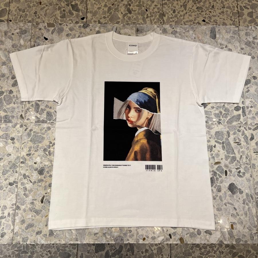 ICONIQ アイコニック IC075Tシャツ 白 ビリーアイリッシュ フェル