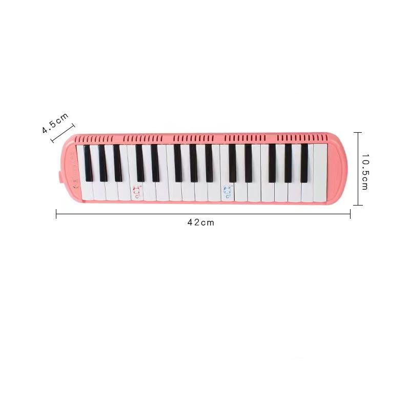 鍵盤ハーモニカ ケース 32鍵盤 吹き口 卓奏用パイプ 卓奏用ホース 立奏用吹き口 軽量 名前シール クロス プレゼント 贈り物 おもちゃ おすすめ｜azusa-store｜07