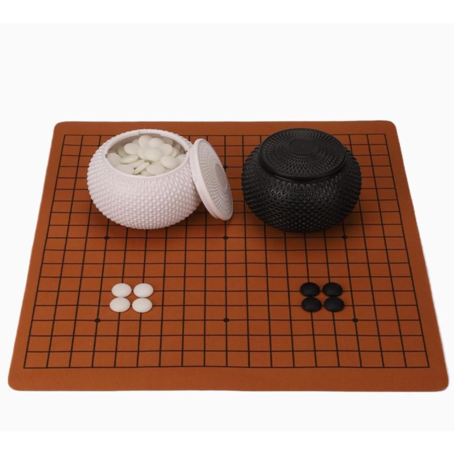 囲碁セット 囲碁 碁盤セット 19路盤 携帯便利 折り畳み式碁盤盤