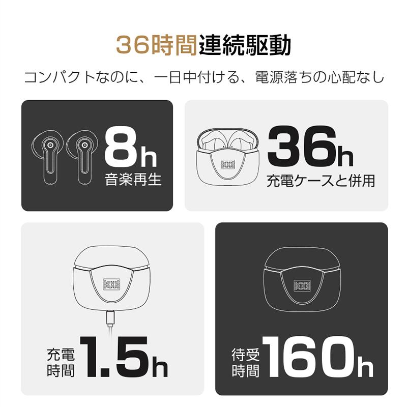Bluetooth イヤホン ワイヤレスイヤホン ブルートゥース Bluetooth イヤホン ワイヤレスイヤホン ブルートゥース